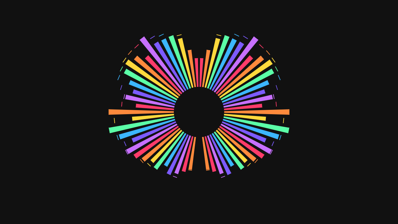 BA Dense Mode 6 — rainbow